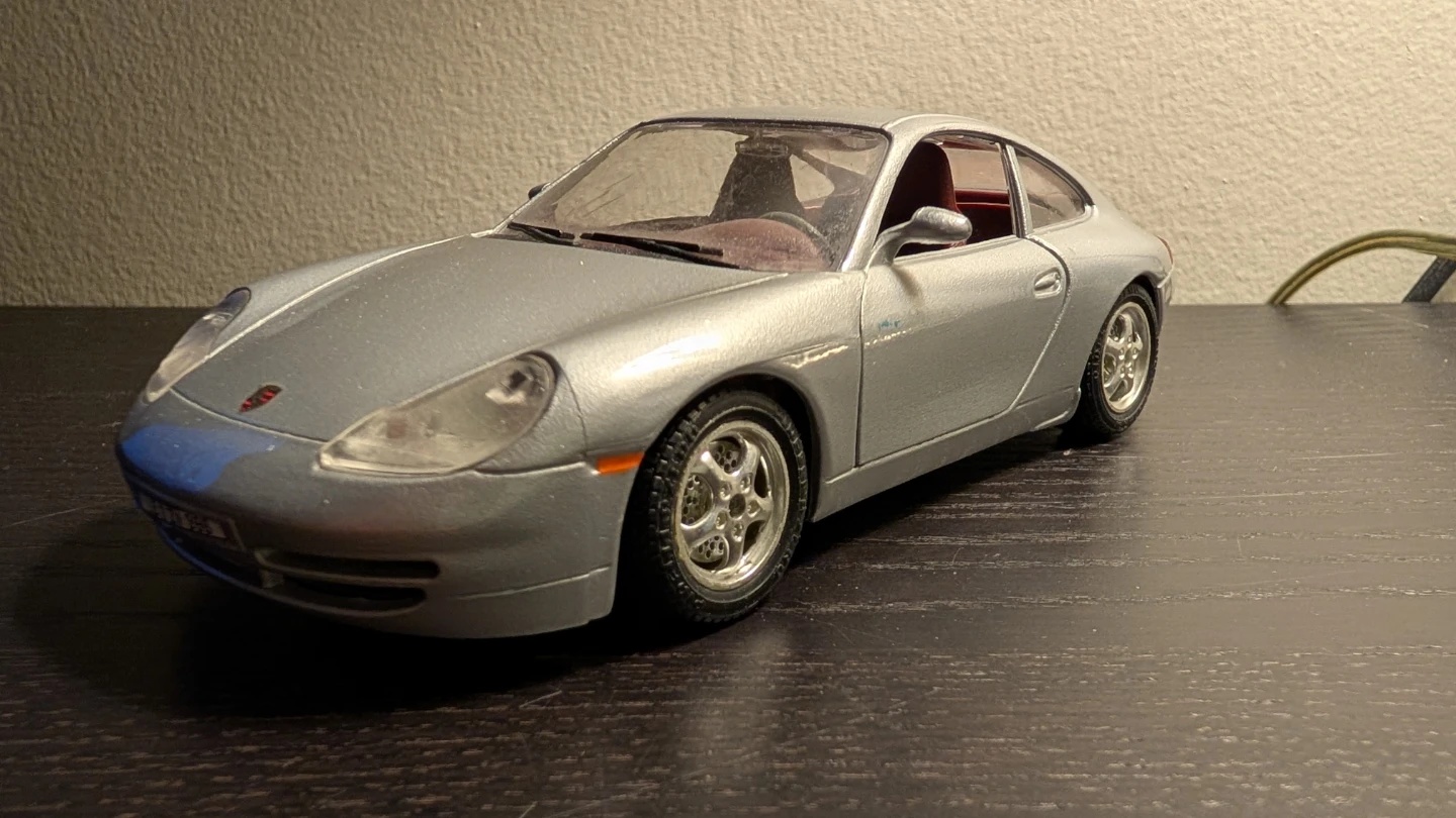 Porsche 911 Model Car - Silver
