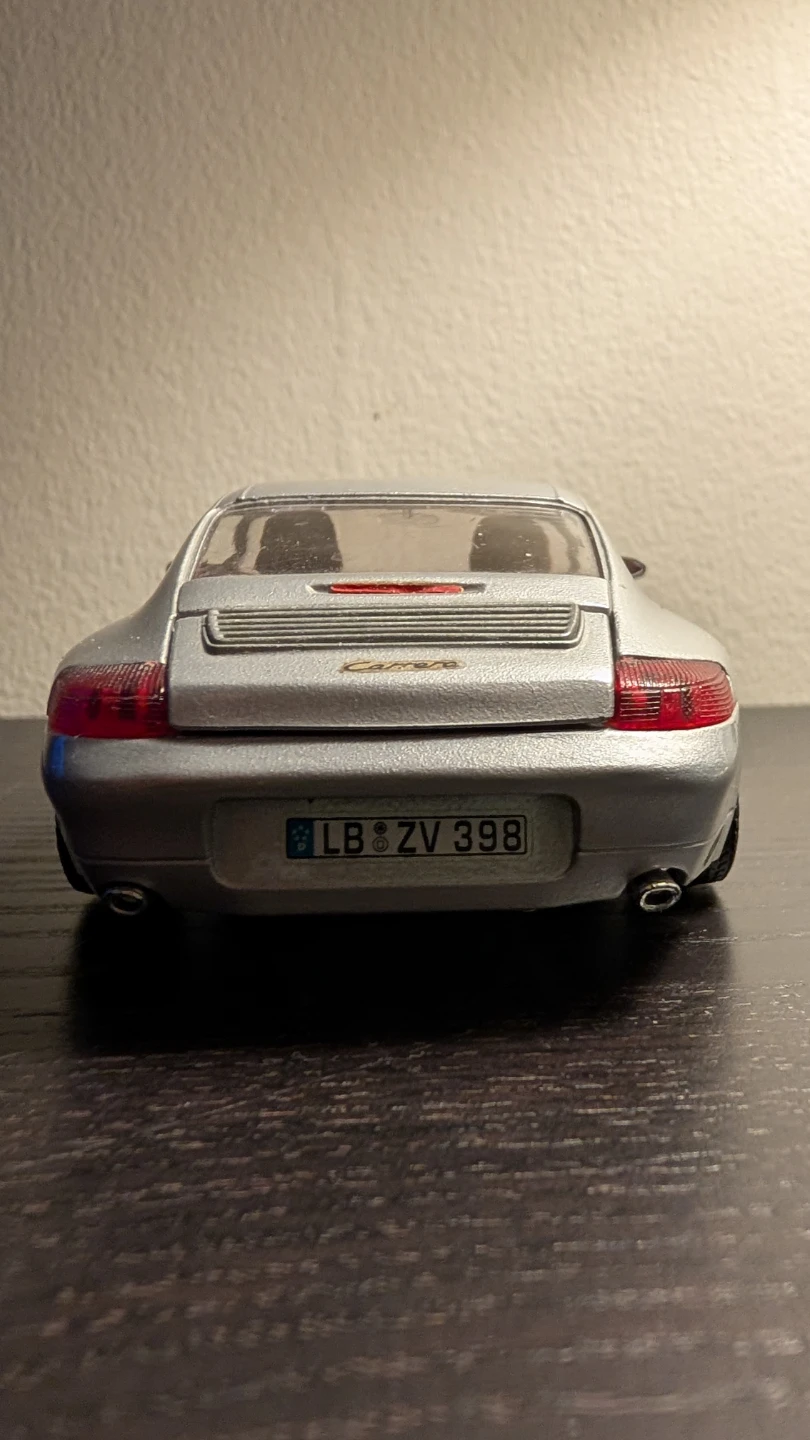 Porsche 911 Model Car - Silver - photo 5