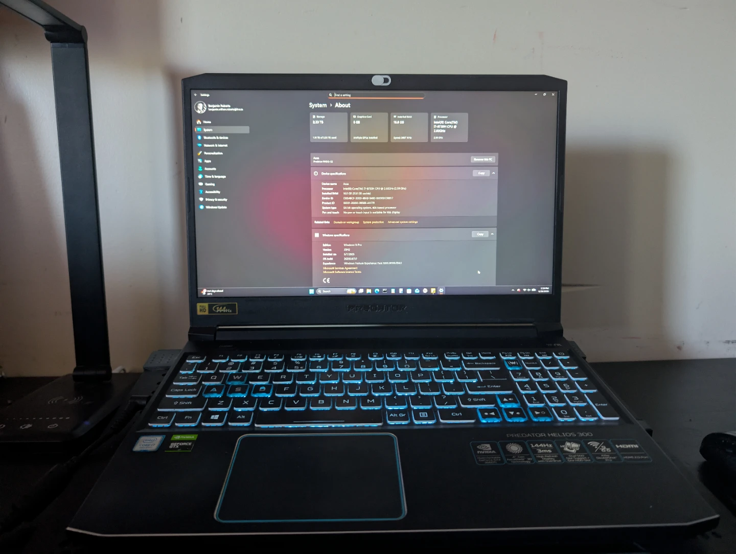 Acer Predator Helios 300 Gaming Laptop