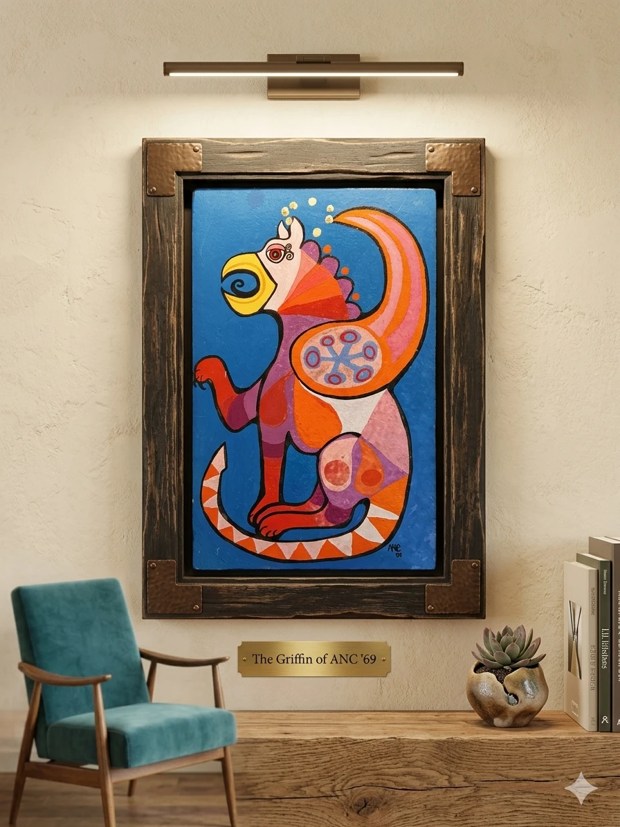 Painting "The Griffin of ANC '69"