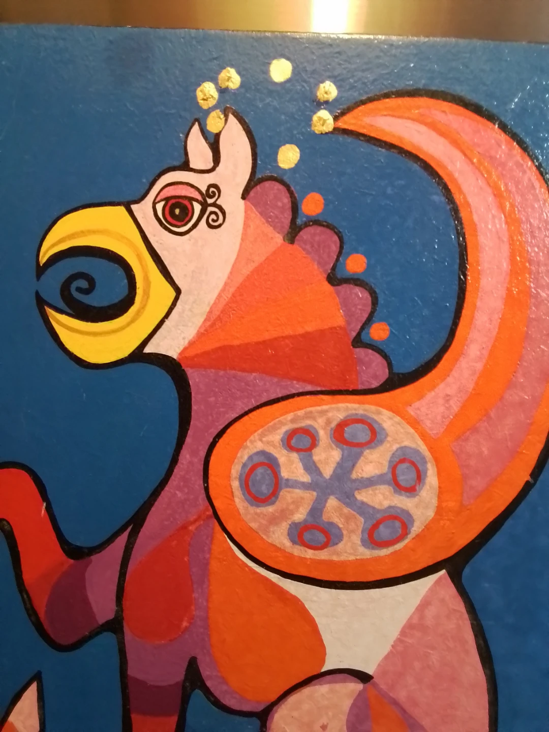 Painting "The Griffin of ANC '69" - photo 3
