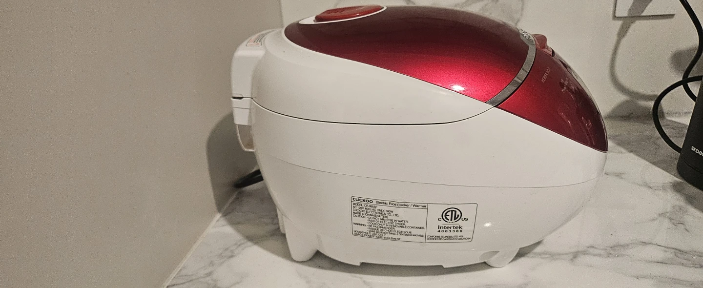 CUCKOO Electric Rice Cooker/Warmer CR-0600F - photo 4