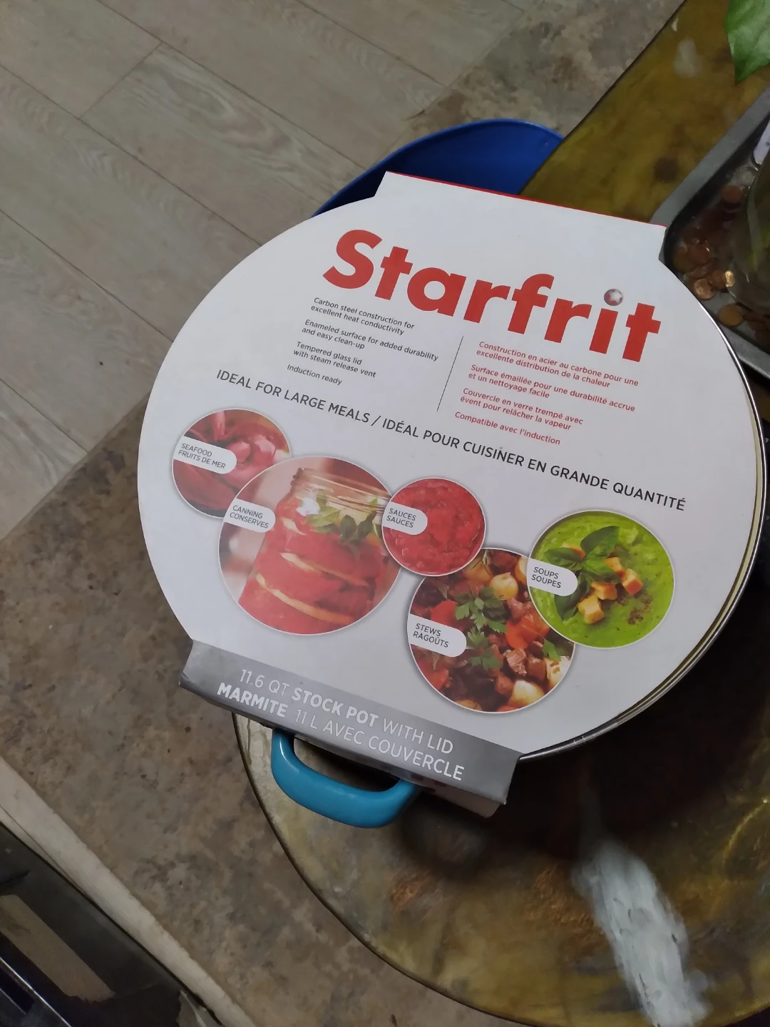 Starfrit 11.6 QT Stock Pot with Lid