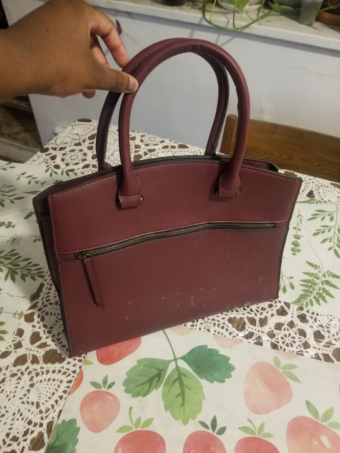 Ardene Burgundy Handbag