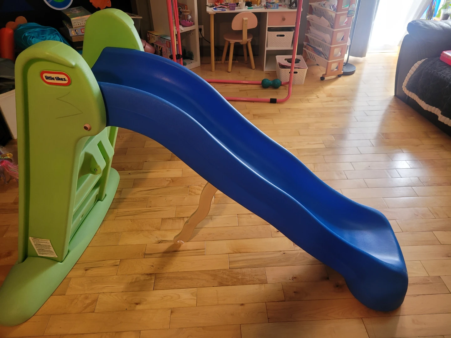 Little Tikes Blue and Green Foldable Slide