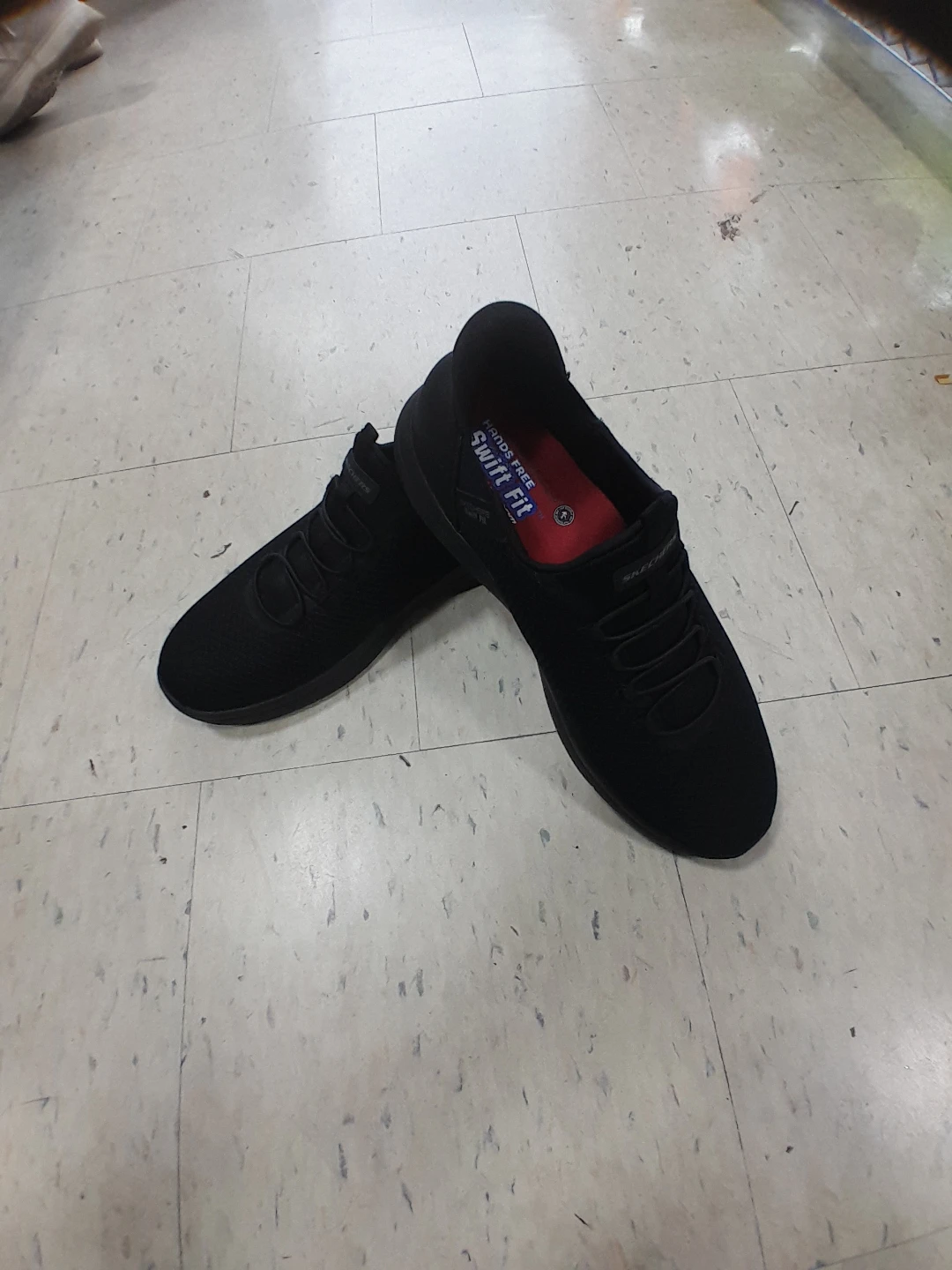 Skechers Women's Black Slip-On Sneakers Elite Size 13 - photo 3