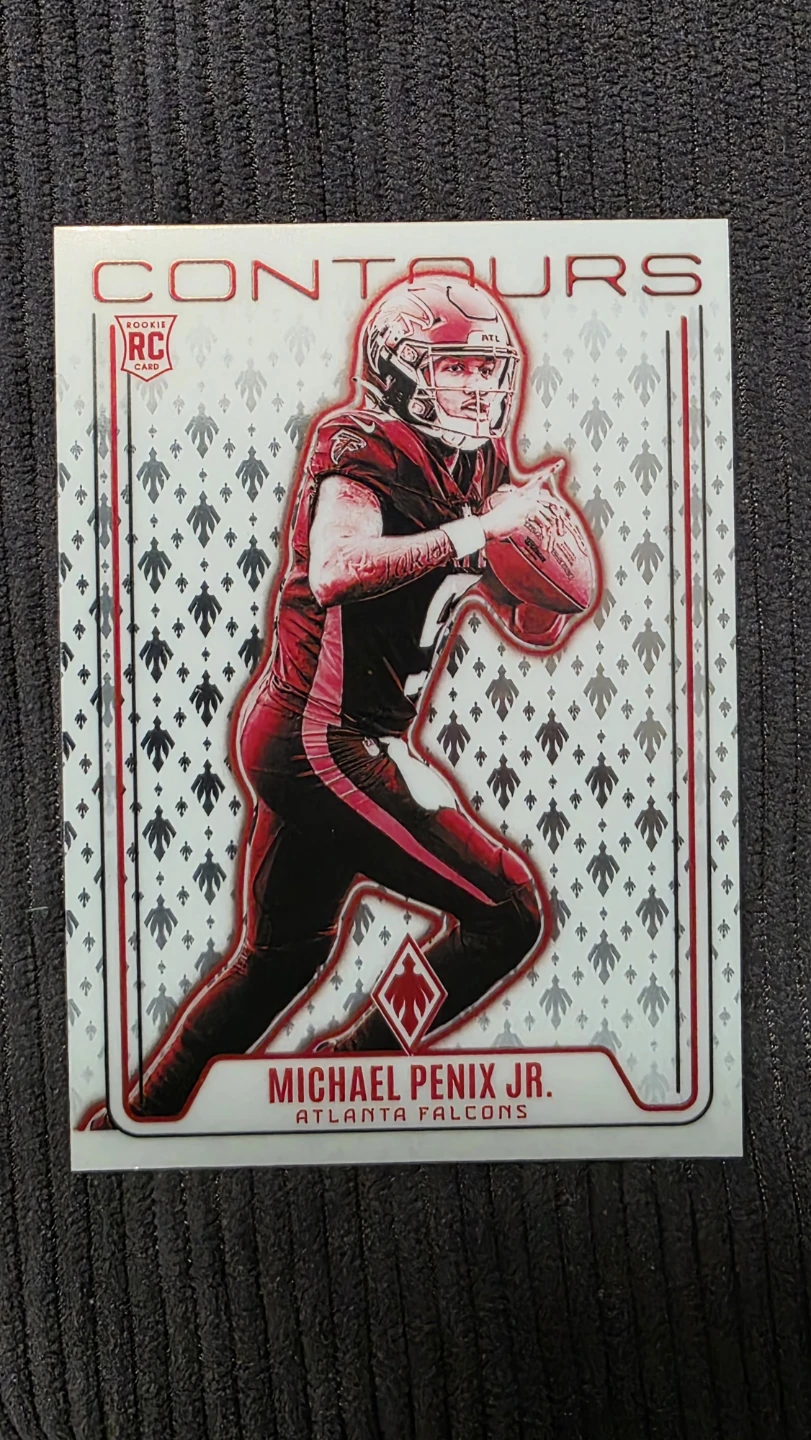 2024 Panini Phoenix Michael Penix Jr. RC Contours Football Card