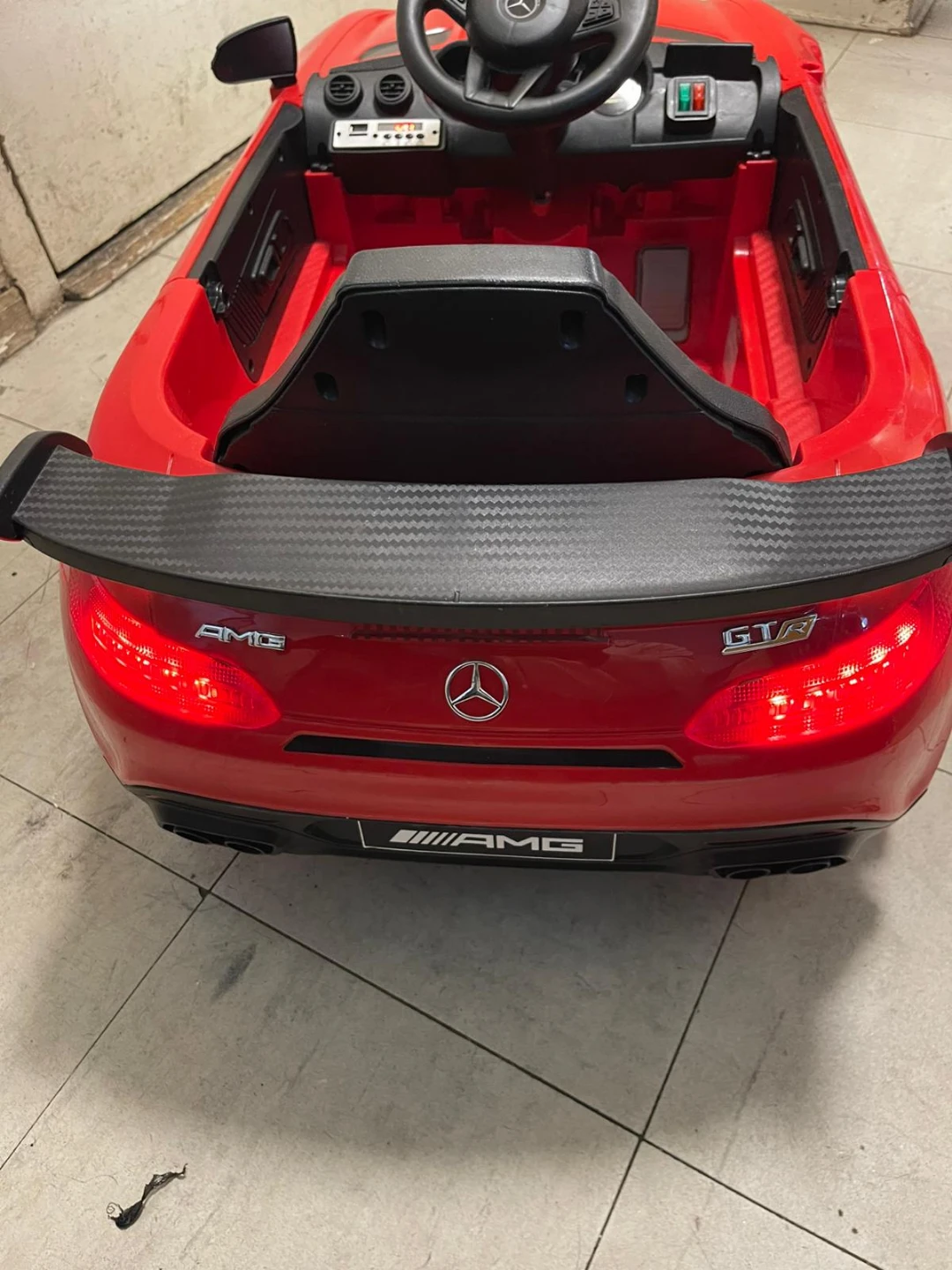 Red Mercedes-Benz AMG GT Ride-On Car for Kids - photo 4