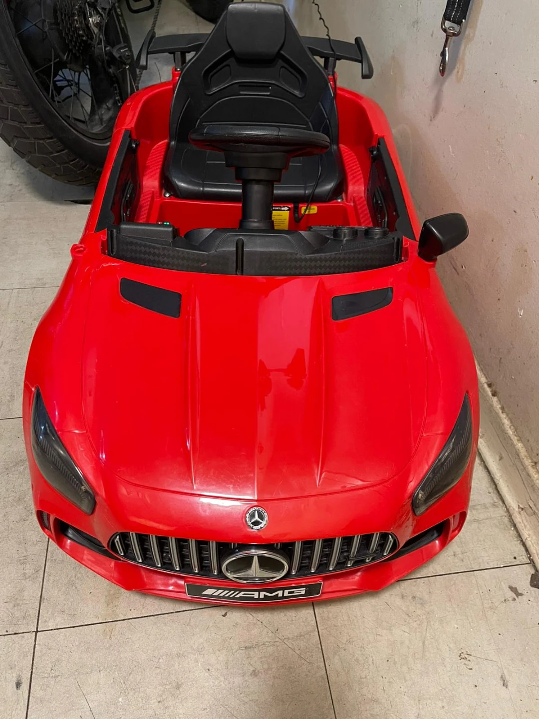 Red Mercedes-Benz AMG GT Ride-On Car for Kids - photo 5