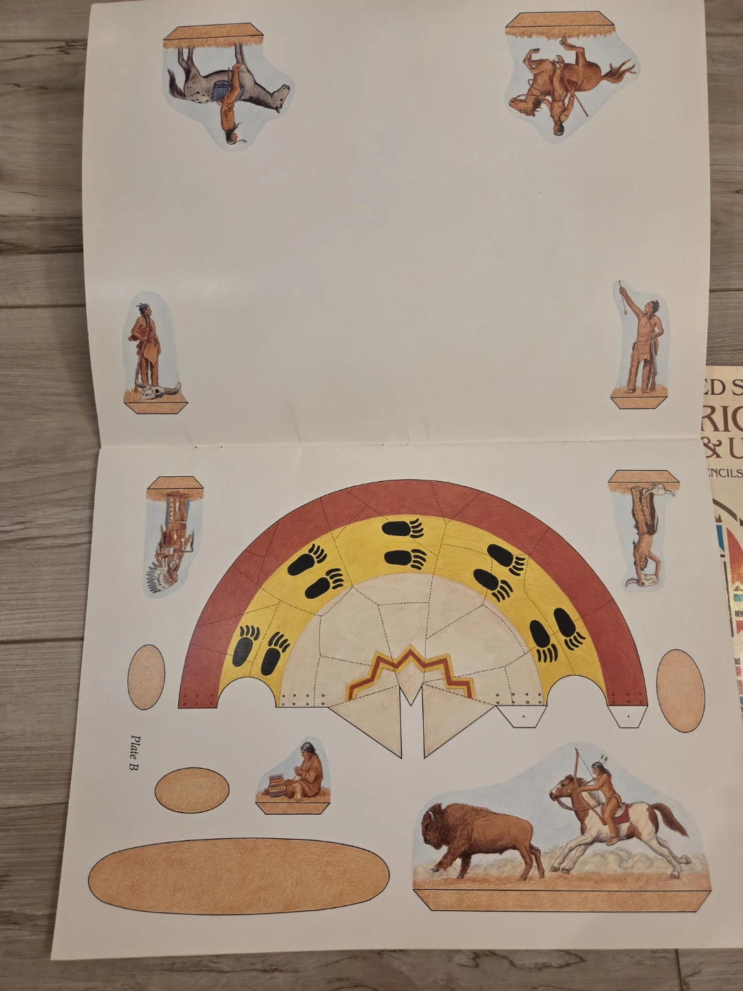 American Indian Stencils, Teepee Village,  & Sign Laungage Book - photo 5