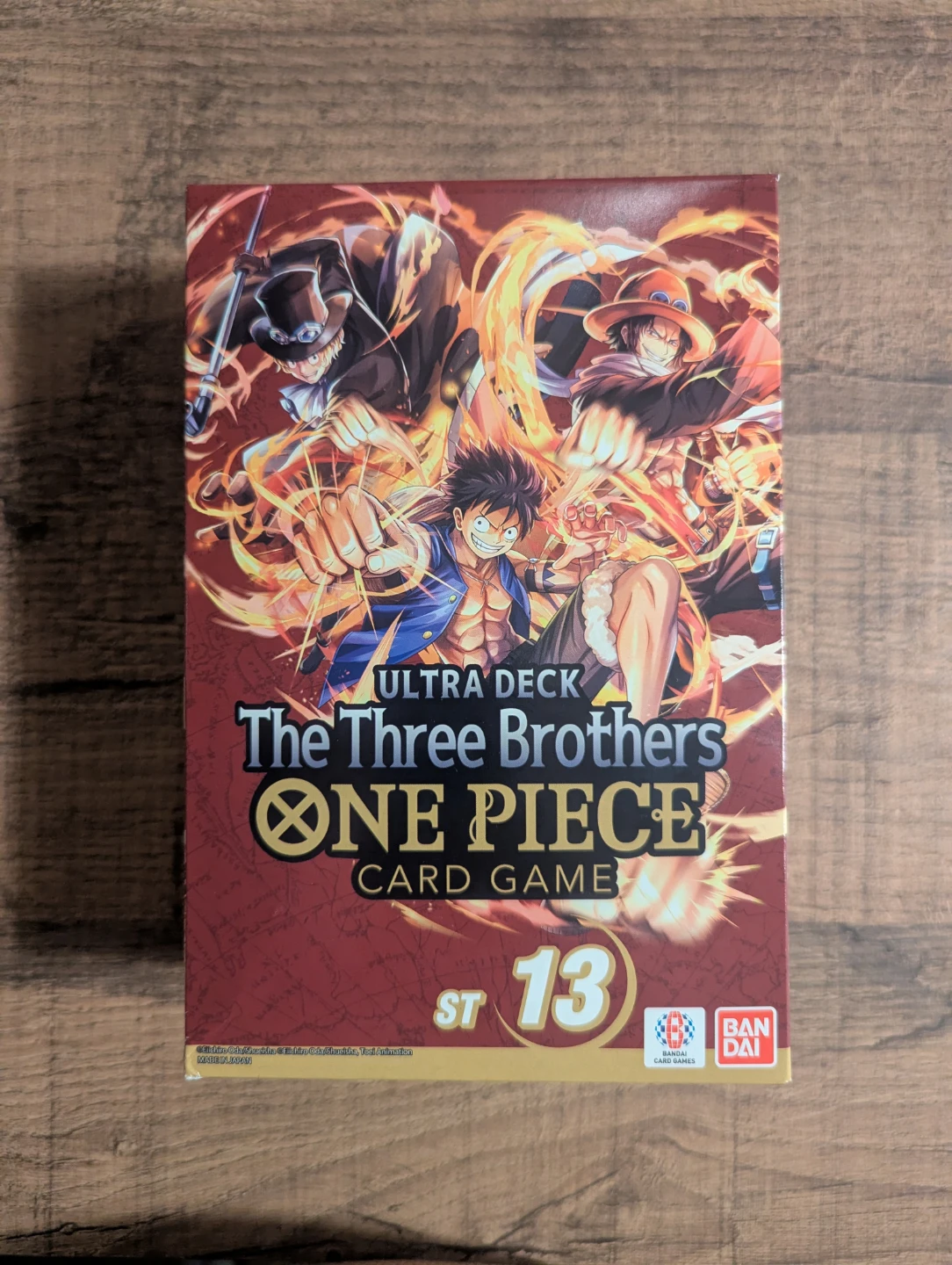 Ultra Deck The Three Brothers One Piece card