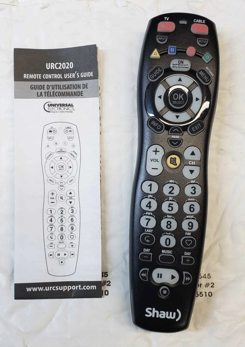 Shaw Universal Remote Control URC2020 - photo 2