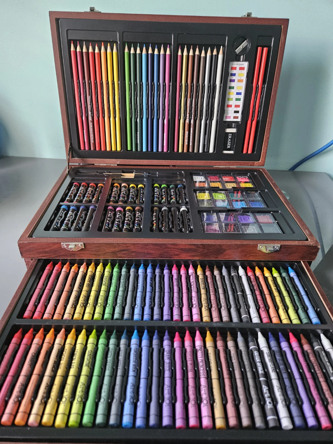 Massive Art Supply Set With Sketchbooks
