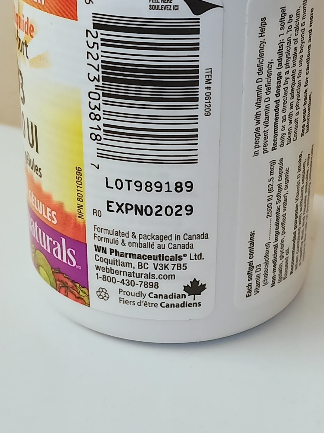 Sealed/Exp. Nov 2029~D3 180 softge - photo 2