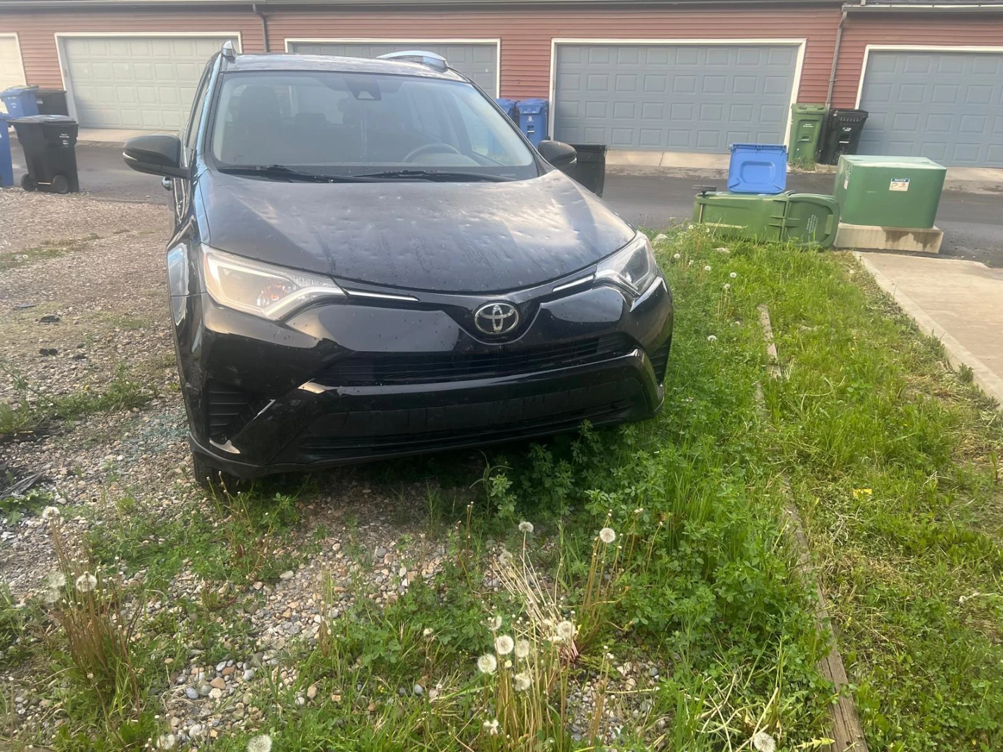 Black Toyota RAV4 2018 LE- Hail damage - photo 4