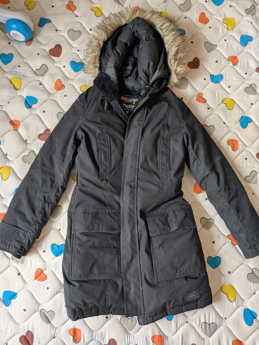 TNA The Bancroft Parka - Black - Size M - photo 2