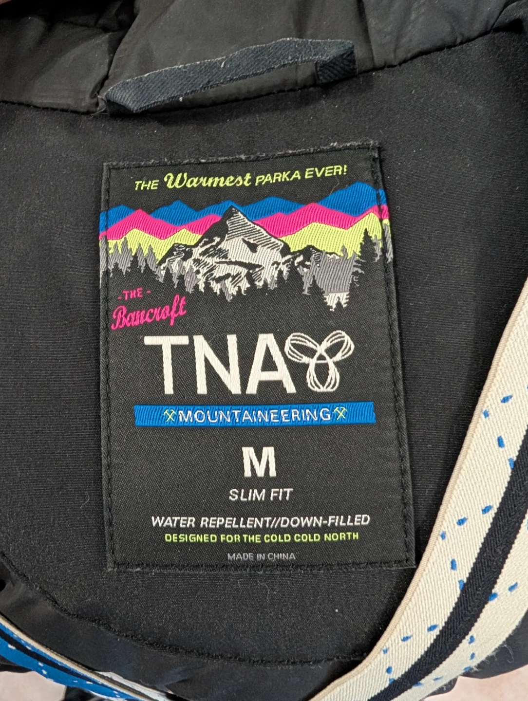 TNA The Bancroft Parka - Black - Size M - photo 4