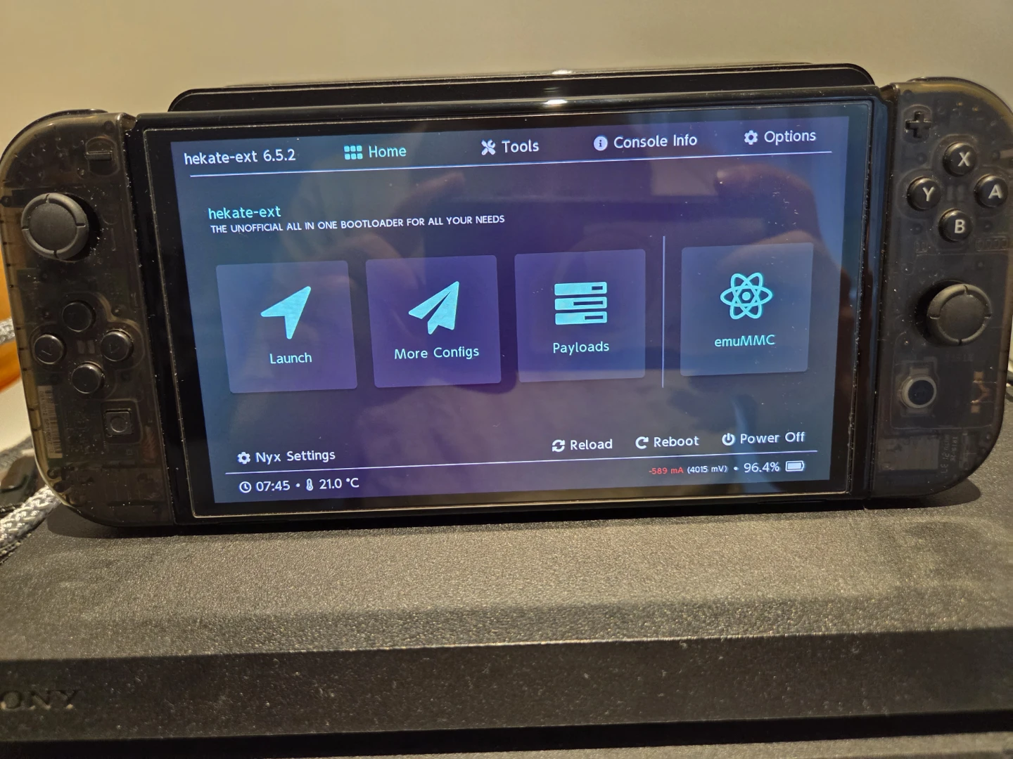 Modded Nintendo Switch OLED modded with 256GB - photo 4