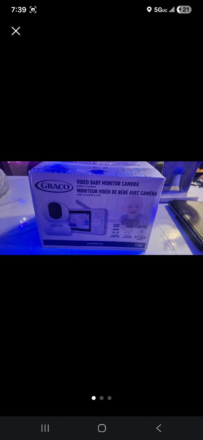 Graco Video Baby Monitor Camera with 4.3" Screen⚽