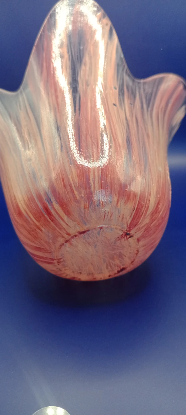 Pink Swirled Glass Bowl - photo 2