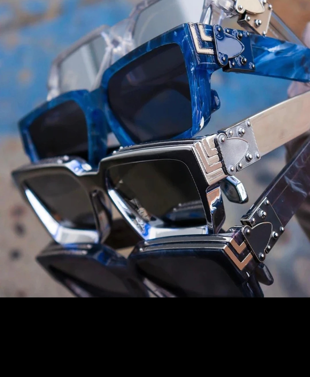 Luxury Square Frame Sunglasses - photo 3