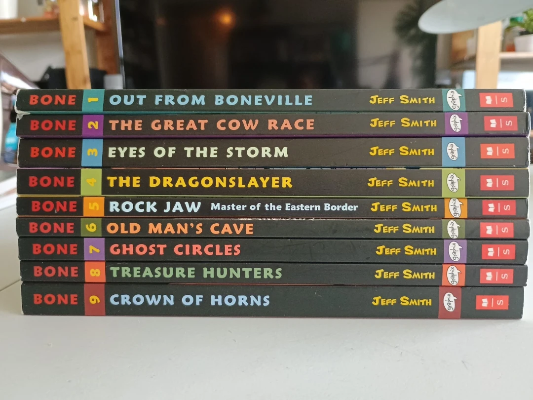 Jeff Smith's BONE Graphic Novels Vol. 1-9
