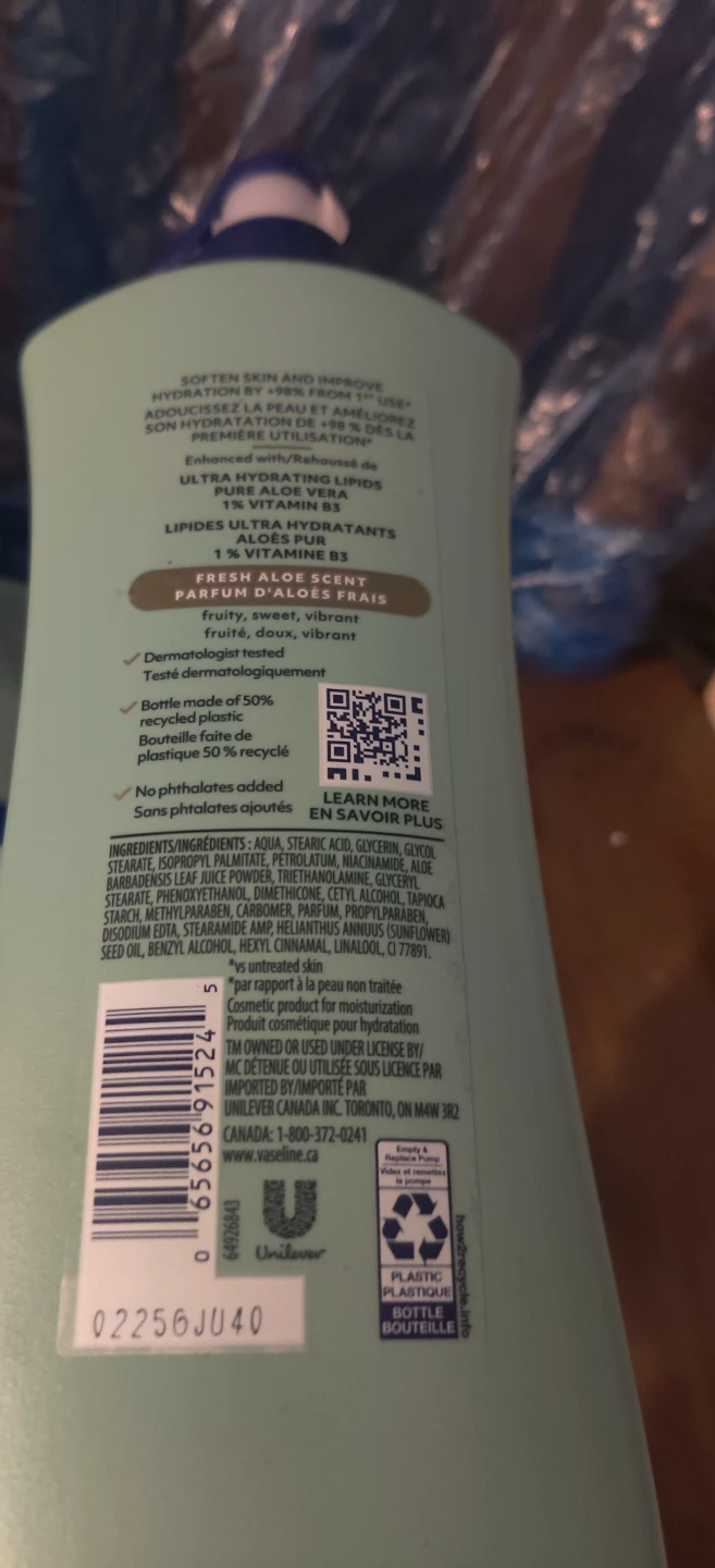 Vaseline Aloe Vera Hydration Lotion 600 mLx3 - photo 5