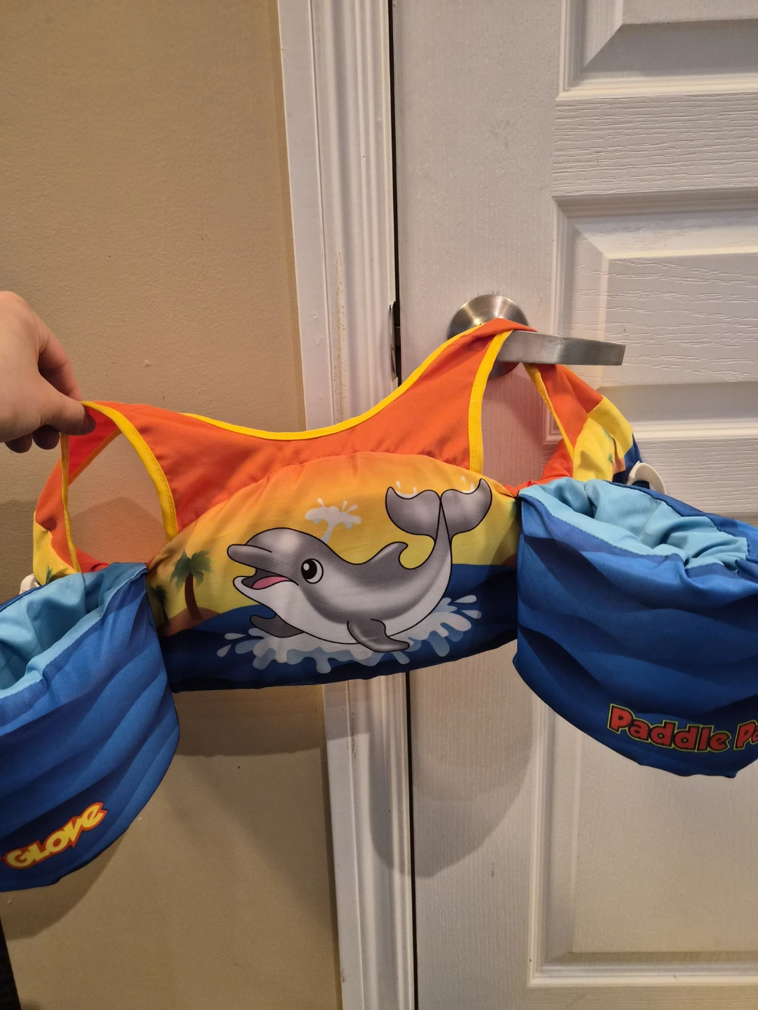 Kids Swim Vest with Dolphin Design