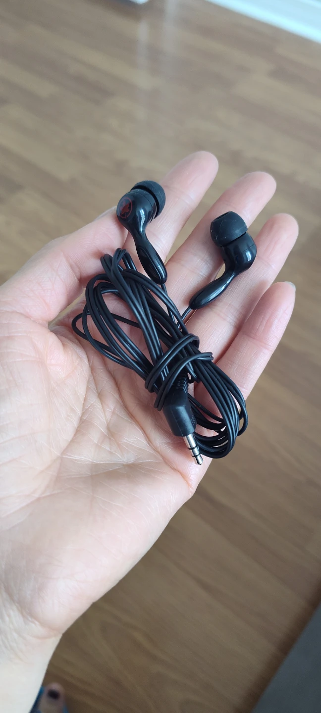 Black Earbuds Headphones