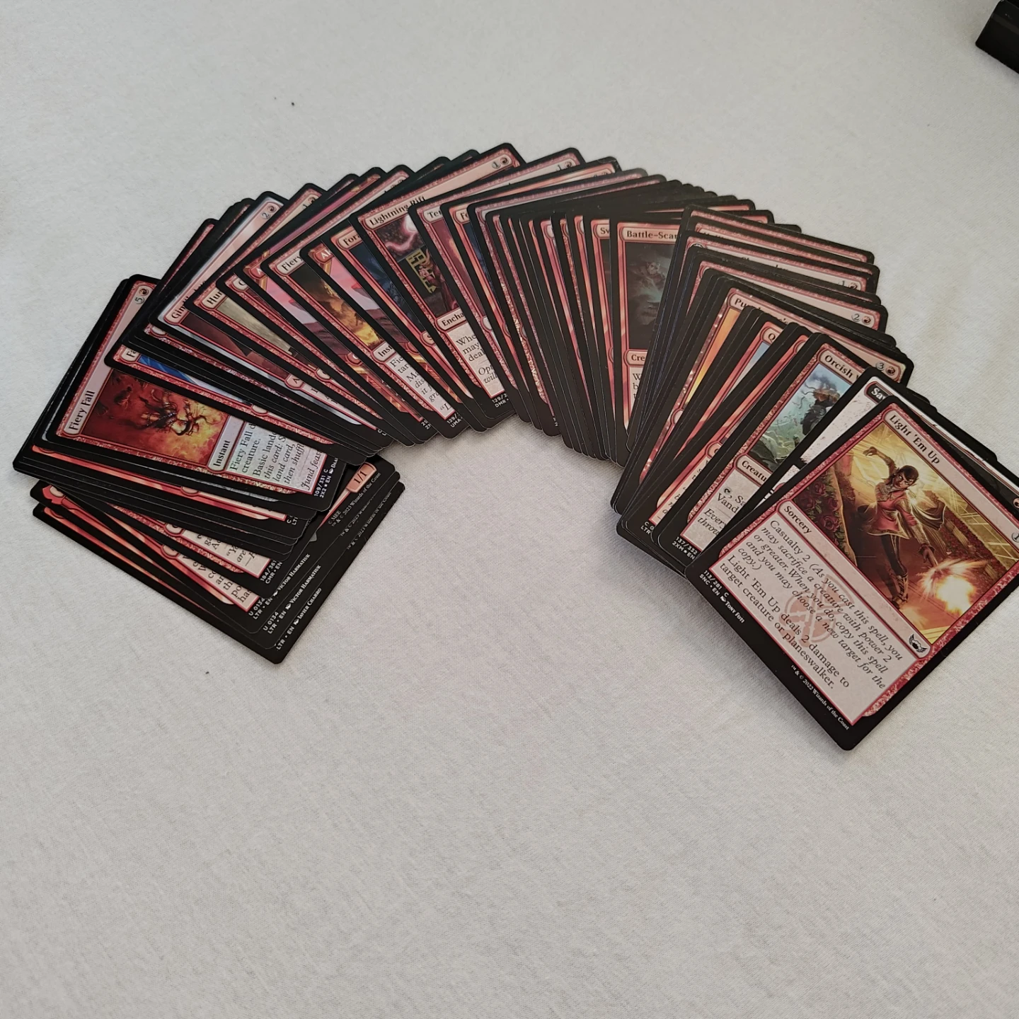 $5 Magic The Gathering Red Cards Lot