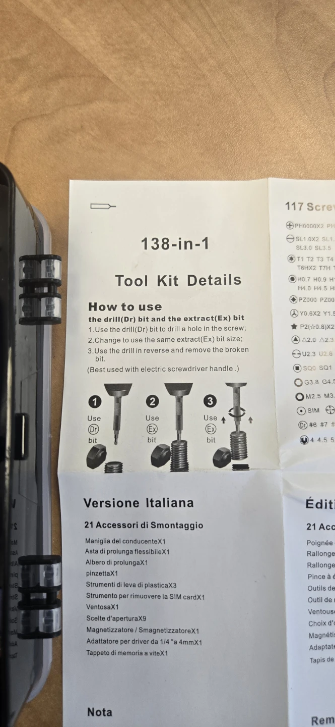 138-in-1 Mobile Phone Repair Tool Kit