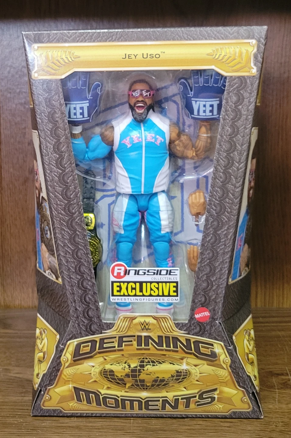 WWE Jey Uso Defining Moments Ringside Collectibles IC Belt