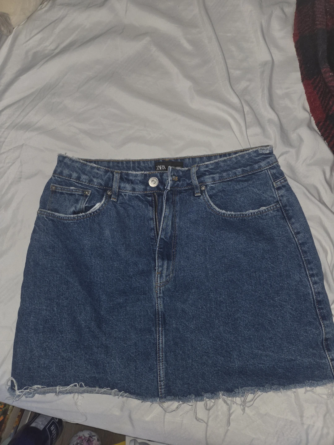 ZARA Denim Mini Skirt