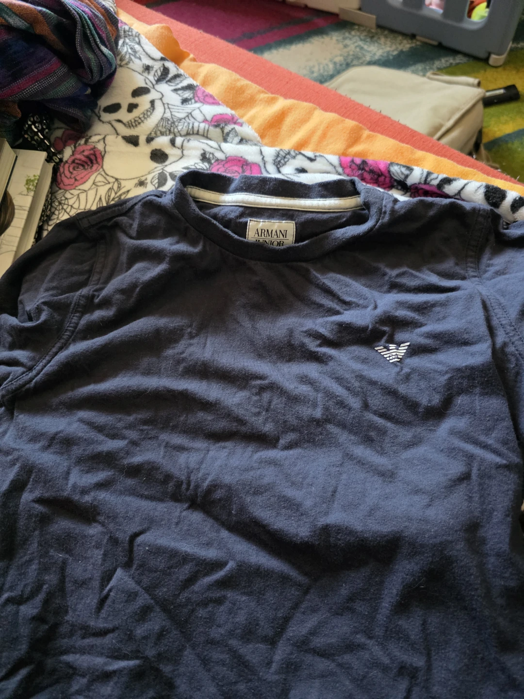 Armani Junior Navy T-Shirt
