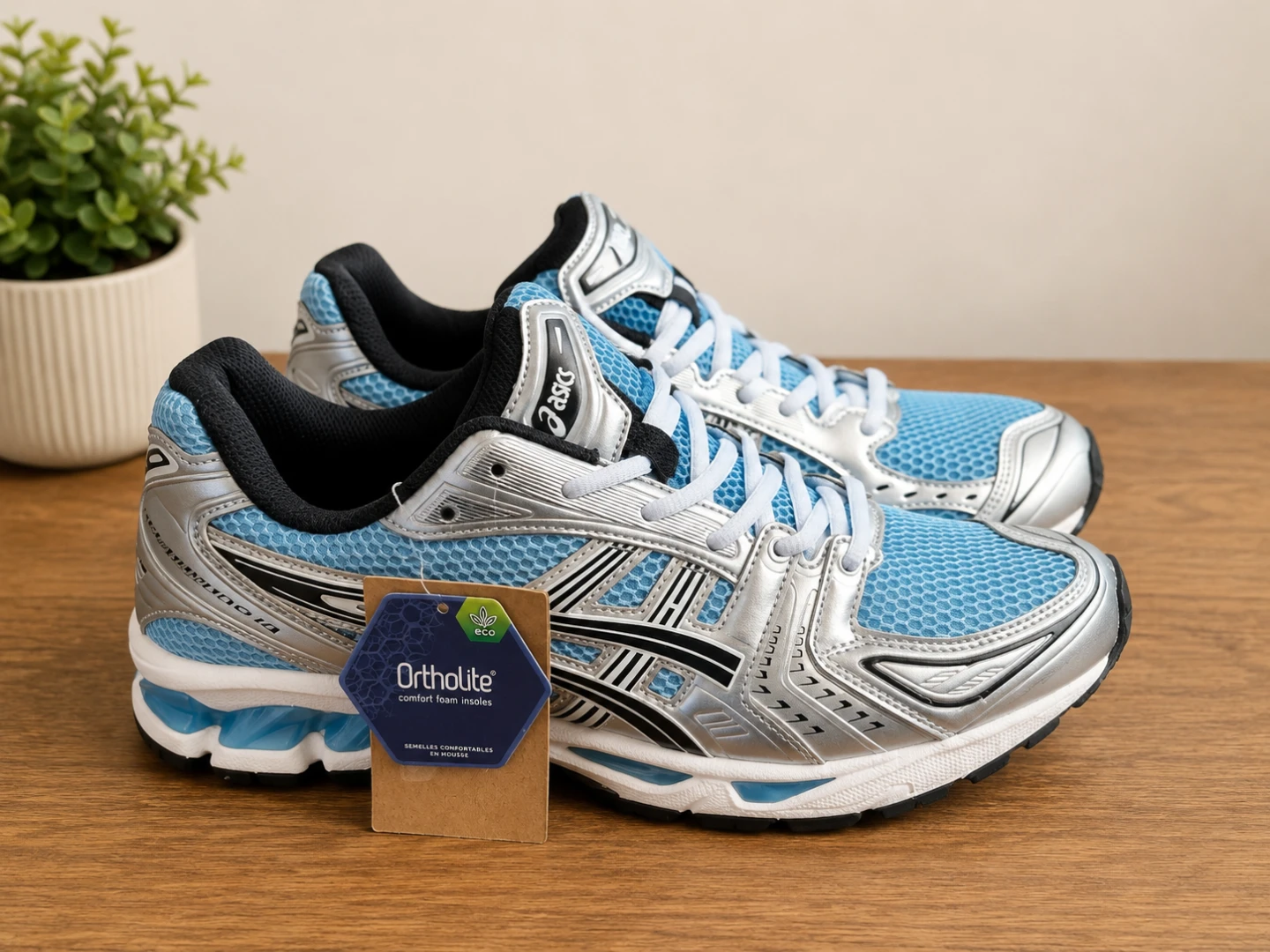 ASICS Gel-Kayano 20 Running Shoes Blue Silver - photo 2