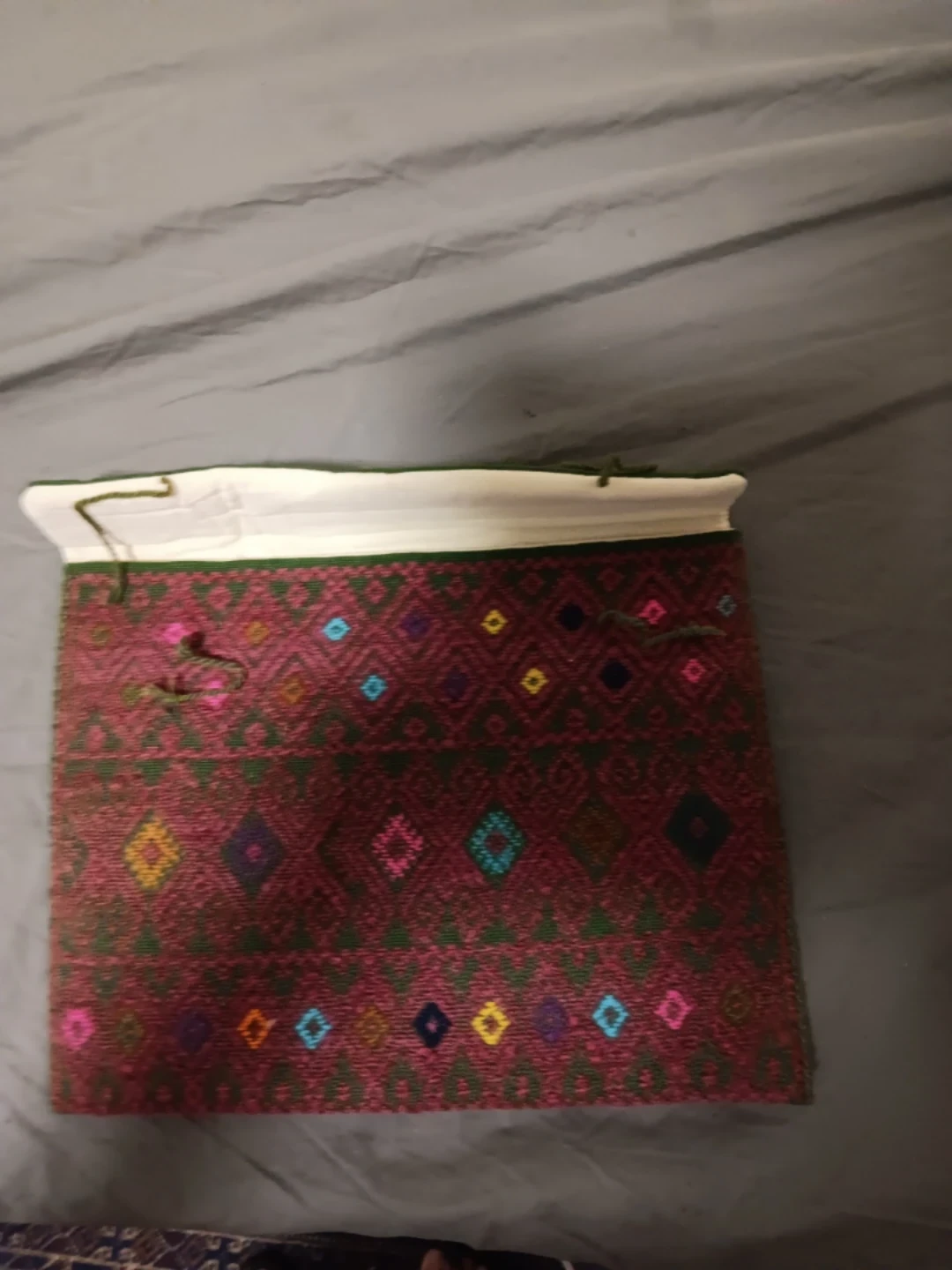 Woven Envelope Clutch Bag