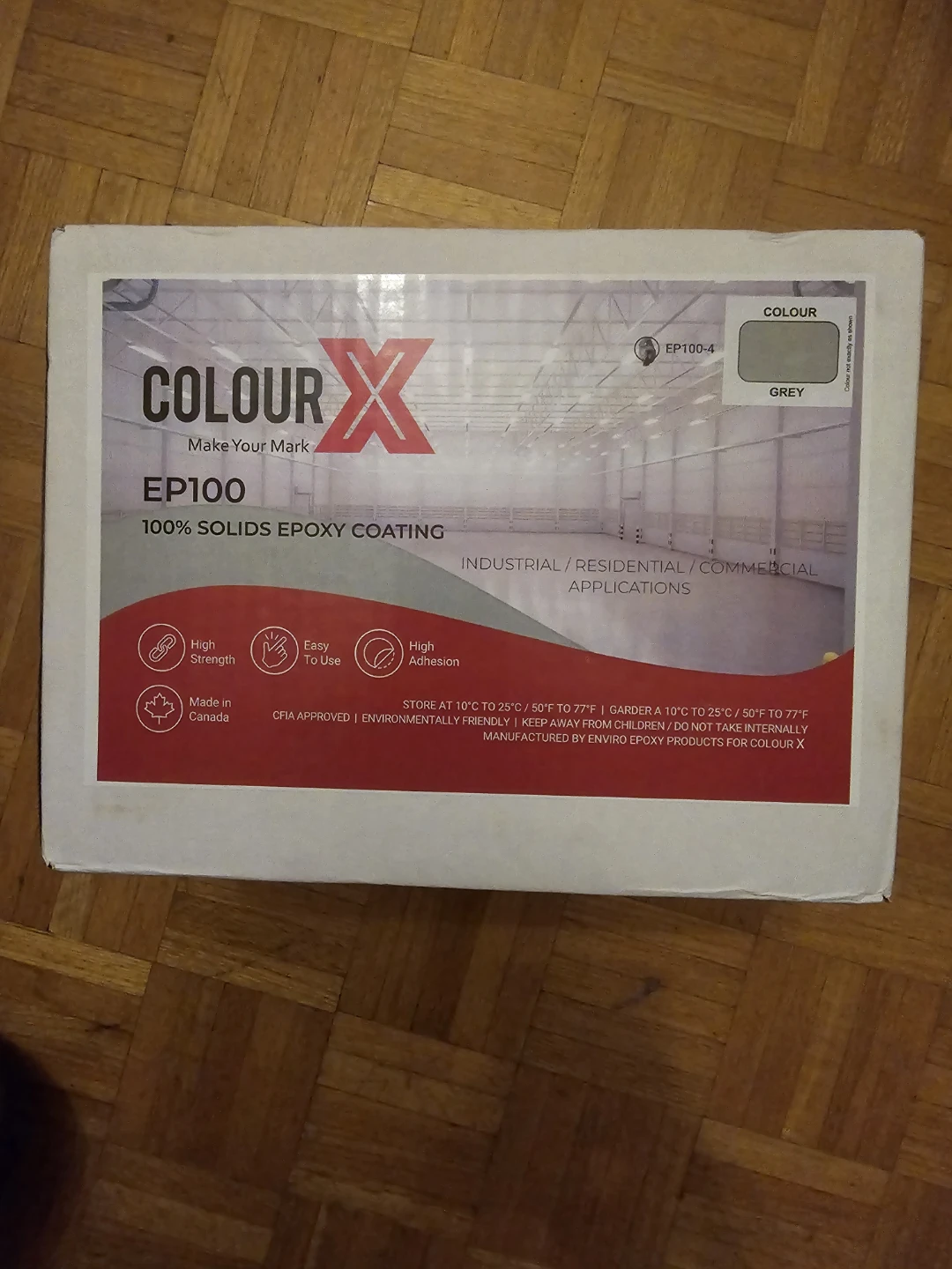 COLOUR X EP100 100% Solids Epoxy Coating new