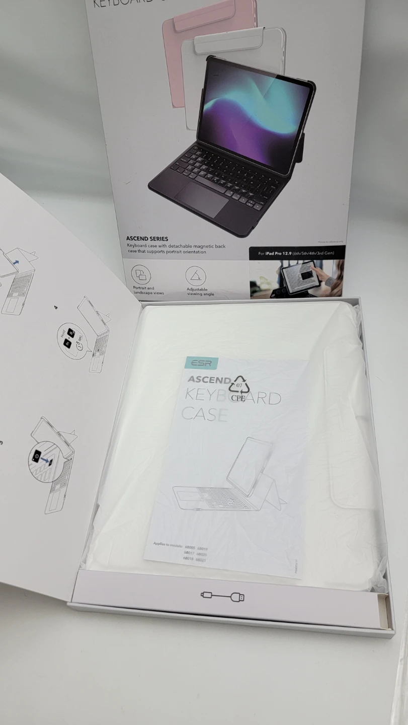 ESR Ascend Keyboard Case iPad Pro 12.9 6th 5th 4th 3rd Gen - photo 3