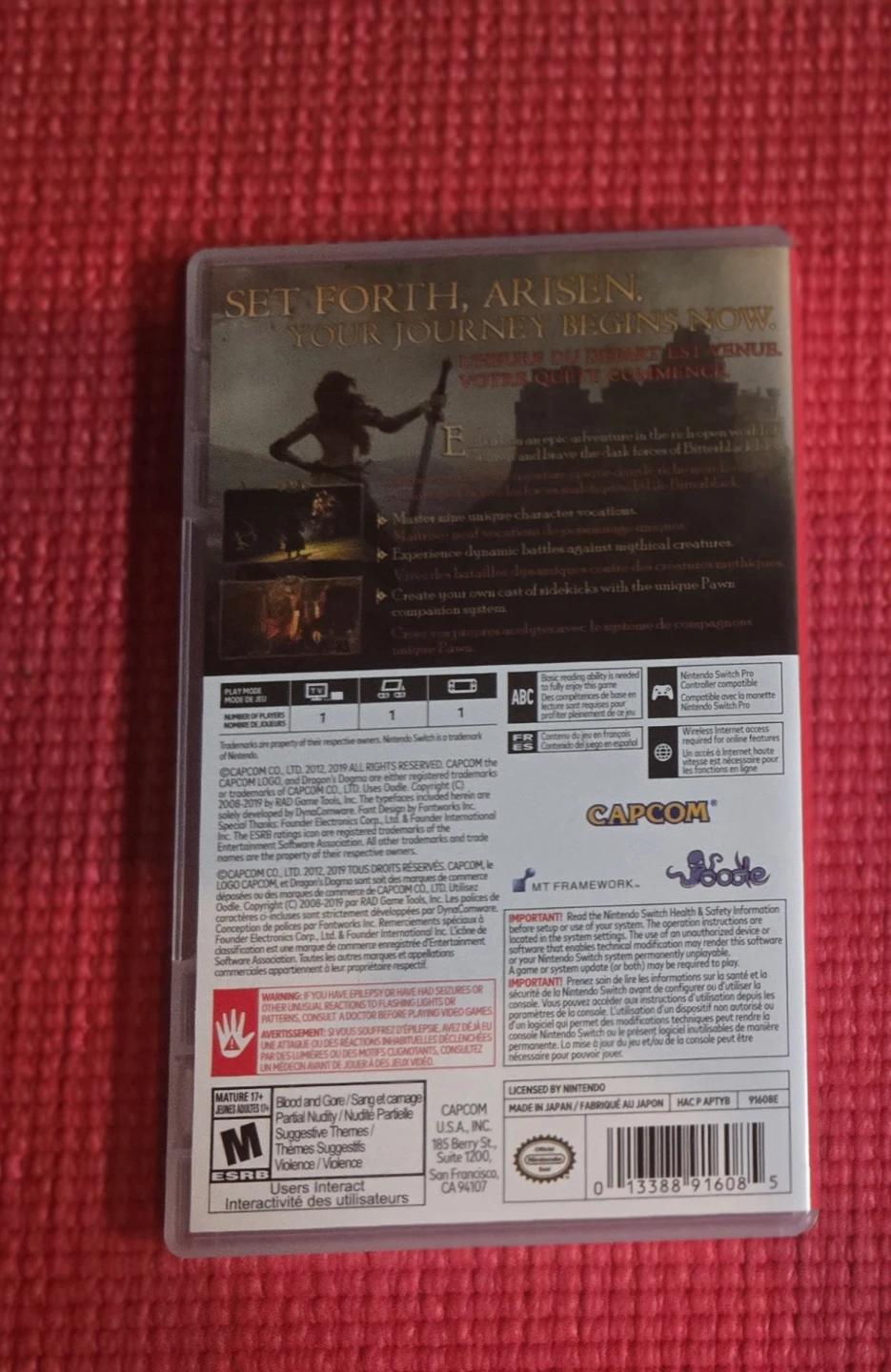 Nintendo Switch Game: Dragon's Dogma Dark Arisen - photo 2