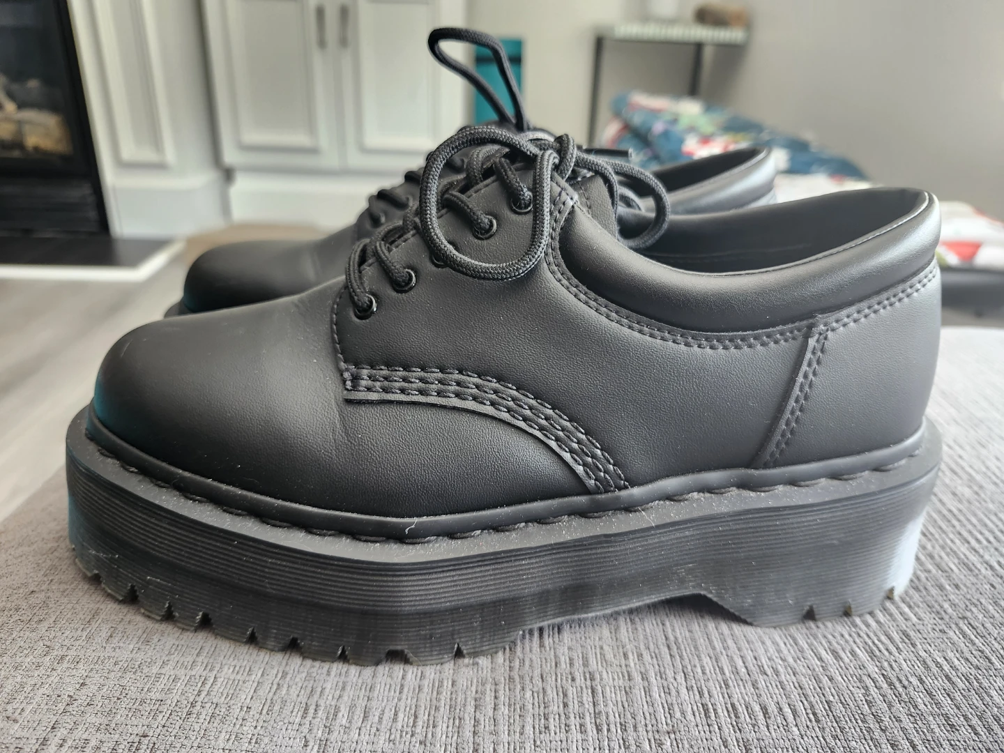 Dr. Martens Vegan Friendly Platform Shoes