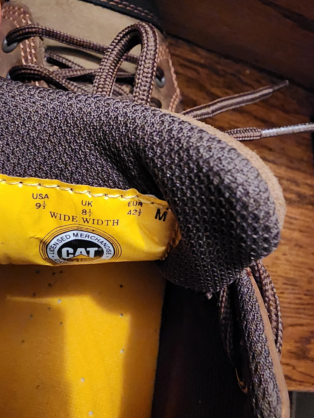 Caterpillar Safety Shoes - Brown, Size 9.5 Wide - photo 5