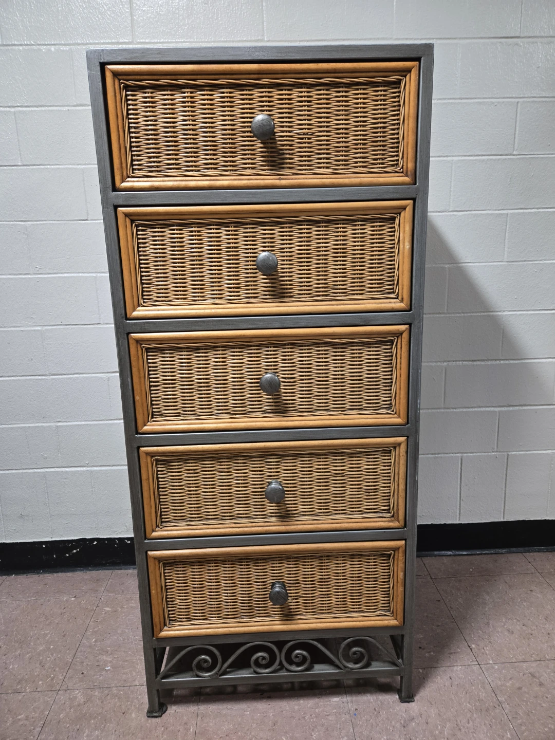 Pier 1 Imports Miranda 5-Drawer Wicker Lingerie Chest