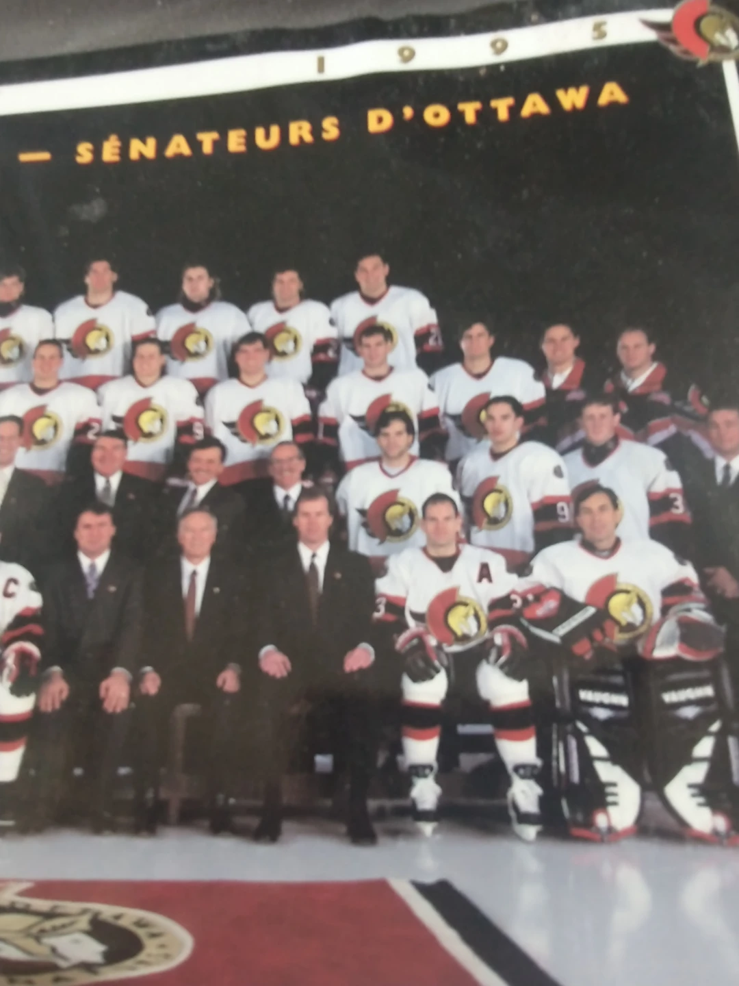 1995 NHL Ottawa Senators Team Picture - photo 3