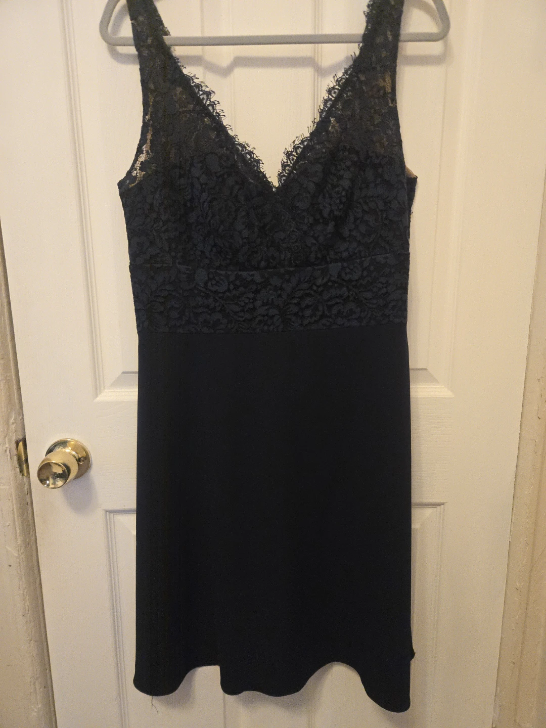 Watters & Watters Navy Lace Dress Size 12