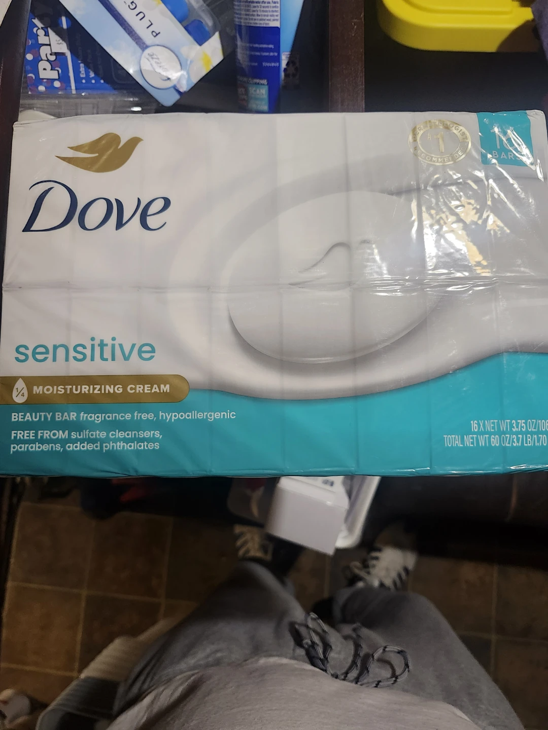Dove Sensitive Skin Beauty Bar - 16 ct