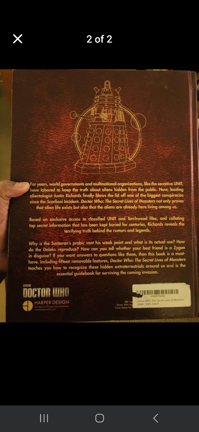 Doctor Who The Secret Lives of Monsters Book - photo 2