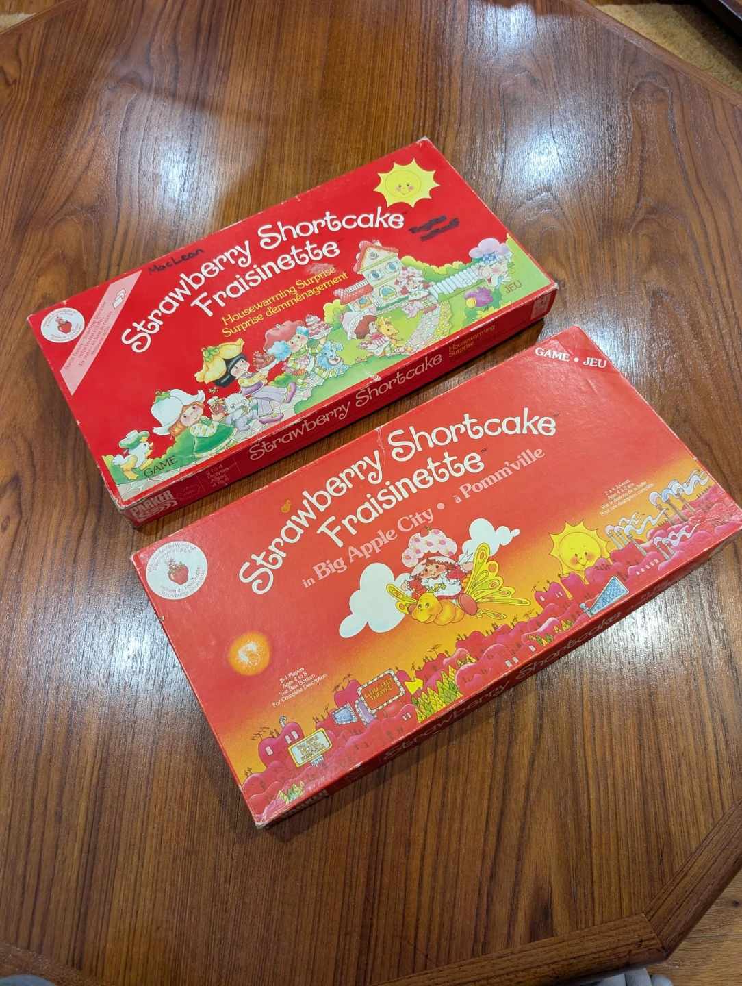 Vintage Strawberry Shortcake Board Games