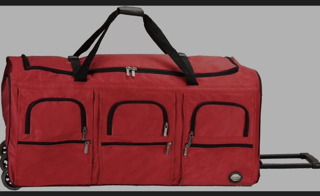 Red Rolling Duffle Bag