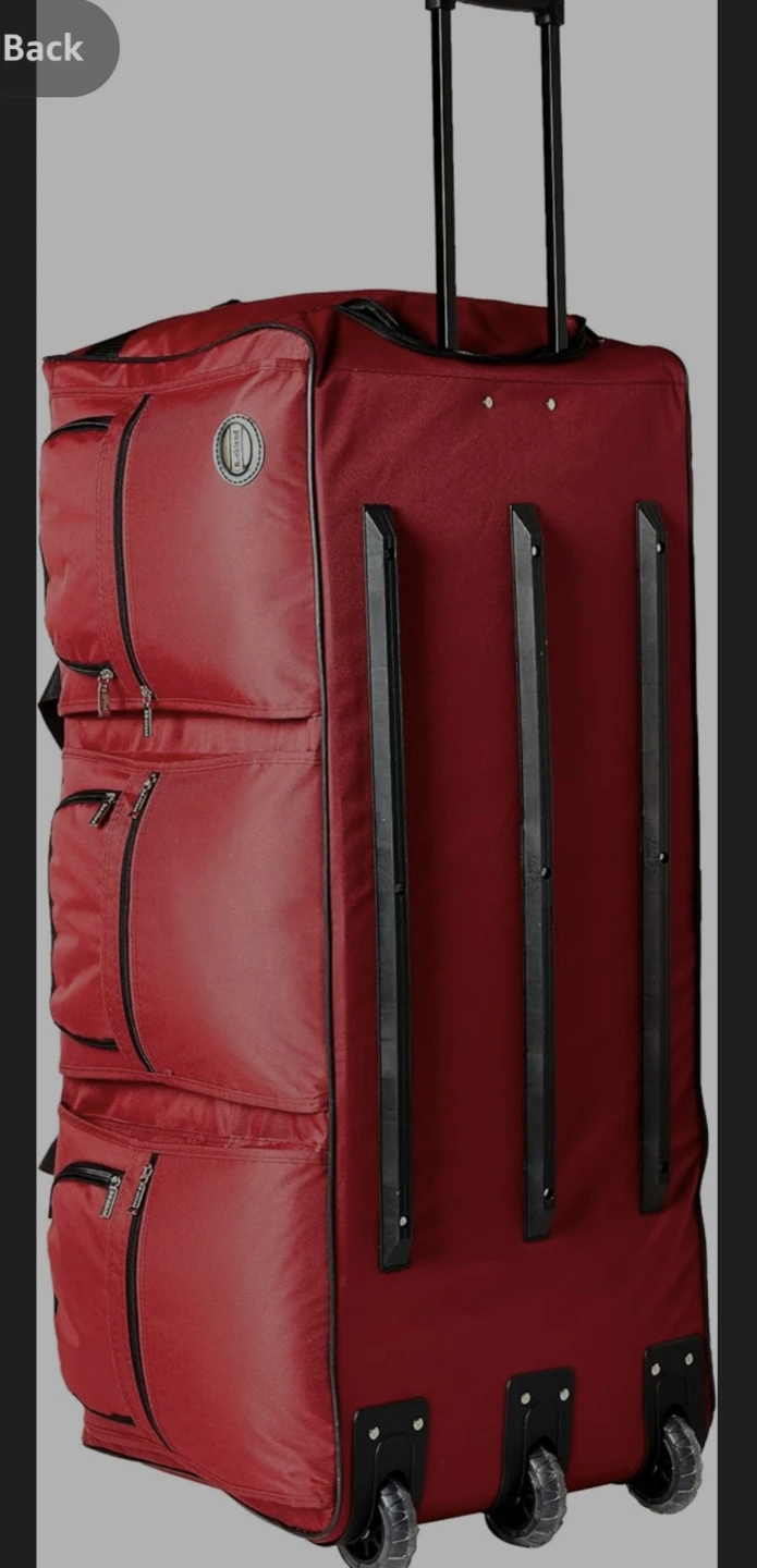 Red Rolling Duffle Bag - photo 2