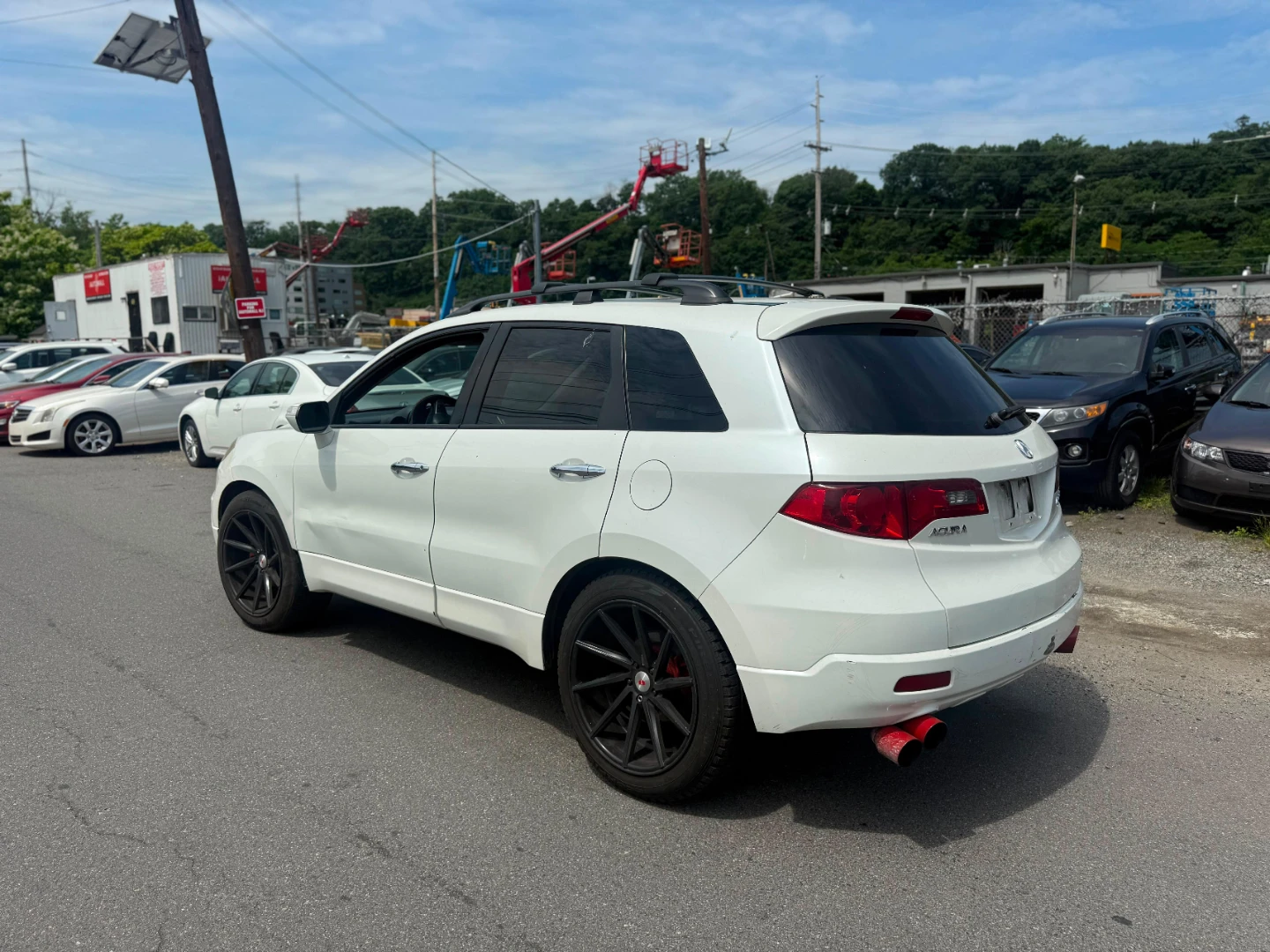 White Acura RDX SUV